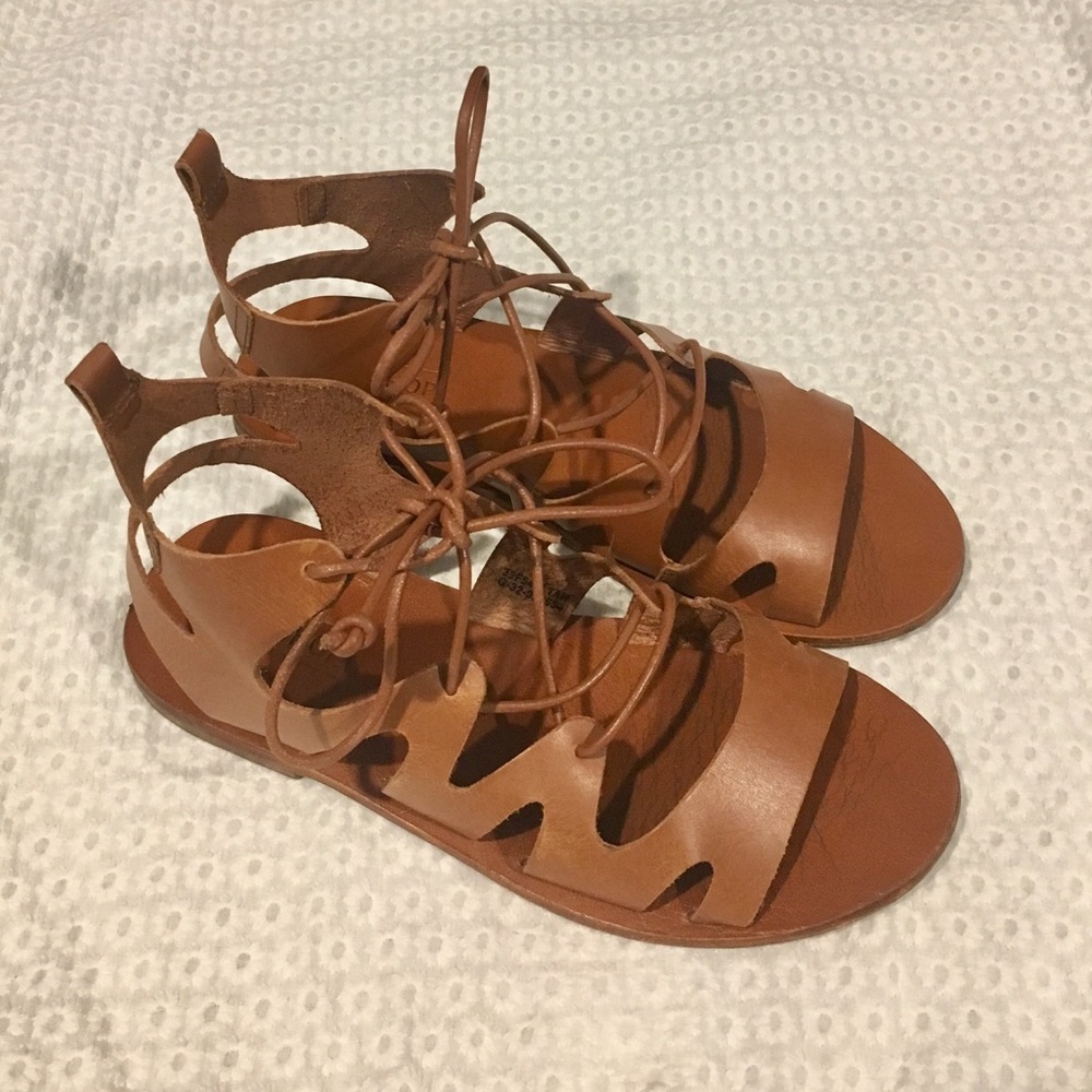 Topshop Lace-Up Gladiator Sandal
